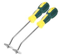 Holibanna Kit de 2 Herramientas Manuales para Limpiar Lechada de Azulejos, Removedor de Sellador Punta de Tungsteno, Color Aleatorio, para Cocina, Baño y Hogar, Uso Duradero y Preciso