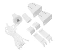 Holibanna Kit de Accesorios para Enrollables 17Mm Cadenas de Cuentas Ganchos Ajustables Material Abs Resistente Instalación Repuesto para Cortinas Uso