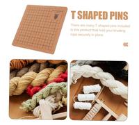 Holibanna Kit Macramé para Principiantes con Tablero de Corcho y Alfileres Base Estable y Duradera para Proyectos DIY y Decoración del Hogar