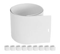 Holibanna Láminas de Repuesto para Persianas Verticales de Color Claro, 10 Piezas de Pvc Resistente, Reemplazo Fácil para Persianas de Interior en Puertas y Ventanas, Reparación Funcional