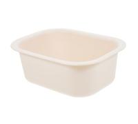 Holibanna Lavabo de Agua para Cambiador Portátil para Bebés, Bandeja de Plástico Grueso, Tamaño Compacto, Color Marfil, Práctico Uso en Cuidado Infantil, Fácil Almacenamiento, Accesorio