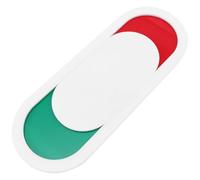 Holibanna Letrero de Privacidad Deslizable para Puerta 10x4 Cm, Indicador de Ocupado y Vacante, Señal para Oficina y Baño, Material Acrílico Claro sin Texto, Uso en Salas de Reuniones