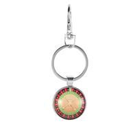Holibanna Llavero Decorativo De Rueda De Ruleta Clasp De Langosta Accesorio Elegante Para Bolsos y Claves Charm De Moda Para Mujeres y Fiesta