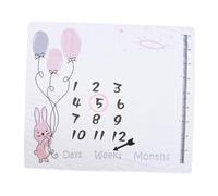 Holibanna Manta para Ñiño 100X100 CM Marco y Flecha Accesorio Fotográfico para Recién Nacidos Manta Foto Mensual Fondo para Fotos de Ñiño Obsequio para Shower