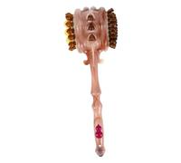 Holibanna Martillo Masajeador Doble Cabezal Ligero Plástico Portátil Para Cuello Espalda y Cuerpo Masaje Corporal Manual Para Relajación y Cuidado Piel