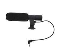 Holibanna Micrófono para Cámara DSLR Profesional, Tubo de Voz Compacto, Conector 3,5 Mm, Alta Sensibilidad, Compatible Cámara Digital y Teléfono, Adecuado para Grabación y Entrevistas