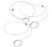 Holibanna Mirar 3 Piezas Anillo de Acero del Ocular Lupa de relojero Hierro Relojes anteojos círculo de fijación de la Lupa Alambre de sujeción de Lupa el círculo Linea arreglada GPU Lupas