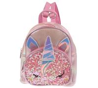 Holibanna Mochila de Estudiante y Viaje Informal Impermeable con Purpurina Brillante y Unicornio Lentejuelas Moda Bolso Chica Rosa