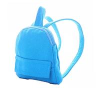 Holibanna Mochila de muñeca Llavero Cartera con Cremallera Monedero Mochilas para niñas Mini Mochila Modelo minimochila Mini Adorno para Bolso de Libros Miniatura Decorar Materiales bebé