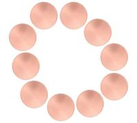 Holibanna Monedas de Desafío en Blanco de Latón Amarillo 10 Piezas, Monedas Redondas Pequeñas para Grabado Láser, Bordes Estriados, Ideales para Manualidades Diy, Joyería y Recuerdos