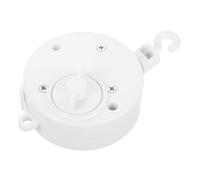 Holibanna Móvil para Cuna con Música Manual, Campana Giratoria en Color Claro, Aleación de Zinc y Abs, Motor de Cuerda Continuo, Estimulador Multisensorial para Niño, Cuna de Viaje Compacto