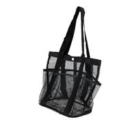 Holibanna Neceser De Malla Grande para Playa Bolso De Malla para Ducha De Dormitorio Bolsa De Aseo Portátil Bolsillos para Guardar Juguetes De Playa