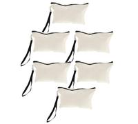 Holibanna Neceser de Viaje Beige 6 Piezas con Gancho y Asa, Tejido Resistente para Optimizar Espacio y Acceso Fácil, Adecuado para Rutina Diaria y Viajes