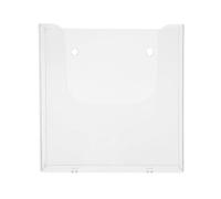 Holibanna Organizador de Archivos A5 Transparente para Pared, Estante para Documentos y Folletos, Soporte de Literatura para Oficina, Expositor Compacto para Revistas y Catálogos