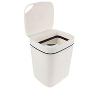 Holibanna Papelera Inteligente de Sensor 12l de Plástico Blanco, Diseño