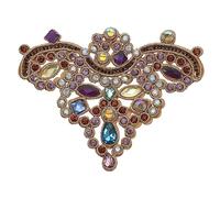Holibanna Parche Termoadhesivo de Strass para Ropa Decorativa Apliques Brillantes para Vestidos Zapatos y Bolsos Parche Bordado Artesanal para Manualidades y Reparación