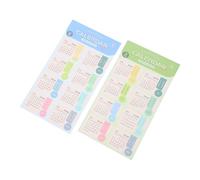 Holibanna Pegatinas Mensuales para Calendario 2026 en Papel, 2 Hojas Pestañas de Mes Adhesivas para Planificación y Marcadores de Página Versátiles