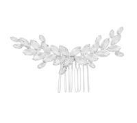 Holibanna Peine De Novia Cristales De Imitación Accesorio De Cabello Elegante Para Bodas y Eventos Especiales Peina Hecha Mano Para Mujeres y Niñas