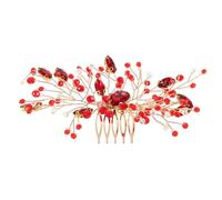 Holibanna Peineta Decorativa De Novia Diamantes De Imitación Peina Elegante Para Bodas Accesorios Brillantes Para Peinados Ornamento Versátil Para Eventos y Fiestas