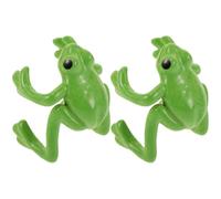 Holibanna Pendientes de Clip sin Perforación de Rana Verde, Manguitos de Oreja de Aleación Duradera, Cómodos y Ligeros para Mujer, Accesorios de Joyería Lindos para Uso Diario