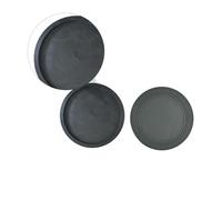 Holibanna Piedra de Tinta Negra Tradicional Superficie Interior Lisa de 4 Pulgadas y Forma Redonda, Fácil de Transportar para Caligrafía Diseño Chino