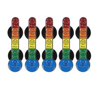 Holibanna Pin de solapa con indicador de estado de ánimo: termómetro de aleación, broche divertido y único para el bienestar emocional, indicador de emociones para la salud mental.