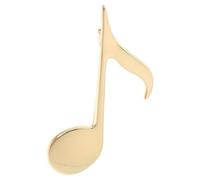 Holibanna Pin Decorativo de Nota Musical en Oro Pulido para Hombres y Mujeres, Accesorio para Chaquetas y Bolsos en Eventos Musicales