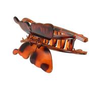 Holibanna Pinzas Cabello Para Mujer 1 Unidad Tamaño Grande Color Carey Diseño De Ala Para Cabello Grueso o Fino Usos Diarios y Eventos Sociales