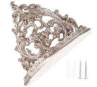 Holibanna Porta Flores Colgante de Pared Estilo Europeo, Resina Dorada