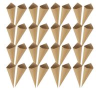 Holibanna Porta Flores Secas 120 Conos de Papel para Confeti y Dulces 6.7x2.36 Pulgadas para Shower y Fiestas Artesanales