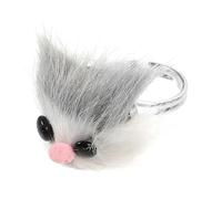 Holibanna Pulsera De Peluche Para Mujer Collar Con Dijes Joyería Para Adolescentes Kit De Anillos Resaltadores Para Niñas Anillo Delicado Anillo Para Dedo Lindo Anillo Con Animal