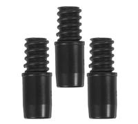 Holibanna Punta Roscada de Plástico 22 Mm para Mango Extensible de Escoba y Fregona, Adaptador de Poste de Extensión, Recambio 3 Piezas, Herramientas de Limpieza del Hogar, Compatible