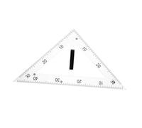 Holibanna Regla Magnética Transparente Multifuncional para Enseñanza de Geometría Herramienta Didáctica para Dibujo y Matemáticas para Clases y Accesorios Educativos