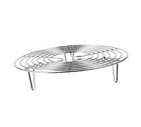 Holibanna Rejilla Redonda de Vapor Acero Inoxidable para Cocción Multifuncional Soporte de Vapor para Cocinar para Verduras Dumplings y Panecillos