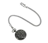 Holibanna Reloj Colgante Vintage Reloj De Bolsillo Mecánico Acero Inoxidable Outfit