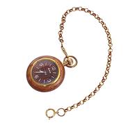 Holibanna Reloj De Bolsillo De Cuarzo Collar y Cadena Decorativo Diseño Retro Navideño y Elegante y Duradero