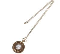 Holibanna Reloj de Bolsillo Pequeño Vintage con Tapa Abatible Diseño Retro en Color Azul Antiguo Reloj de Bolsillo para Mujer y Hombre Portátil y Ligero Adecuado para Uso Diario y