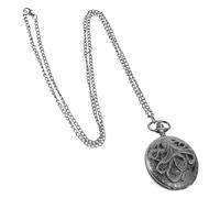 Holibanna Reloj De Bolsillo Retro De Cuarzo Vintage Reloj Colgante Antiguo para Hombre Portátil Diseño De Malla y Bisagra para Coleccionistas Formales