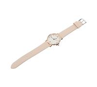 Holibanna Reloj De Mujer Minimalista Correa De Piel Blanca, Estilo Conciso, Analógico, para Dama y Niña, Uso Casual y Diario, Tamaño Estándar