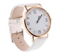 Holibanna Reloj de señoras Soporte de Pantalla Mujer cordón Watches for Women Relojes de señora Reloj de Pulsera con Correa de Poliuretano señoras Reloj de Pulsera Vidrio Ordinario