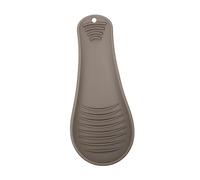 Holibanna Reposacucharas y Porta Utensilios de Silicona Gris, Tamaño Compacto, Resistente al Calor, Adecuado para Cocina Doméstica y Profesional, Soporte Práctico para Cucharas y Espátulas,