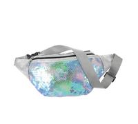 Holibanna Riñonera De Lentejuelas Forma De Unicornio Bolso De Cintura De Moda para Viajes y Compras Pouch Azul para Uso Casual y Deportivo