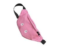 Holibanna Riñonera Infantil Diseño De Ojos Pequeños Bolsa De Cintura Divertida y Moderna para Niño Niña Rosa para Actividades Al Aire Ligera y para Llevar Pequeños Objetos