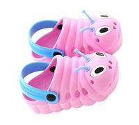 Holibanna Sandalias Niña Zapatos Antideslizantes de Playa para Ni?os Sandalias de Animales de Dibujos Animados Zapatillas para Bebés (?o Rosa 21 Longitud 12 5 Cm) Zapatilla De Niños