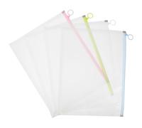Holibanna Sobres para Documentos A4 4 Piezas, Bolsos Organizadores Transparentes Borde Mate, Material Pp Resistente, Gran Capacidad para Oficina y Hogar