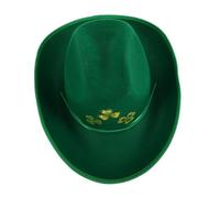 Holibanna Sombrero De Unisex Diseño De Trébol Verde Para Celebraciones Del Día De San Patricio Cómodo y Transpirable Ala Ancha Accesorio Festivo Para Eventos y Fiestas