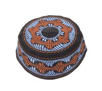 Holibanna Sombrero Islámico para Gorro de Oración Transpirable con Bordado Étnico Gorra Decorativa para Diario y Eid Oriental