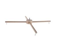 Holibanna Soporte de Carillón de Viento de Mesa en Madera sin Tratar, Accesorio Multifuncional para Colgar Móviles y Decoraciones en Espacios Domésticos