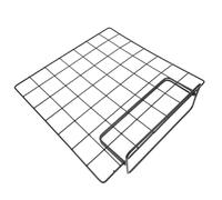 Holibanna Soporte de Exhibición de Rejilla de Alambre Negro 35X35 CM Base Grande 2 Piezas Panel Metálico para Fotos Joyería y Manualidades Estante Multifuncional para Escritorio y Tienda