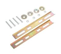 Holibanna Soporte Metálico para Placa Base de Portaequipajes Trasero de Motocicleta, Adaptador Plano Tornillos, Fijación Reforzada para Scooter y Baúl, Accesorio para Almacenamiento